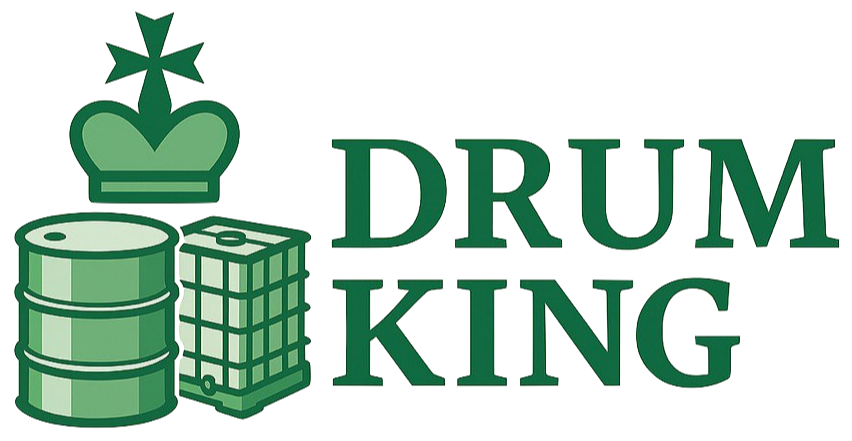 drum king logo provider of affordable ibc and 205l drum solutions in south east queensland